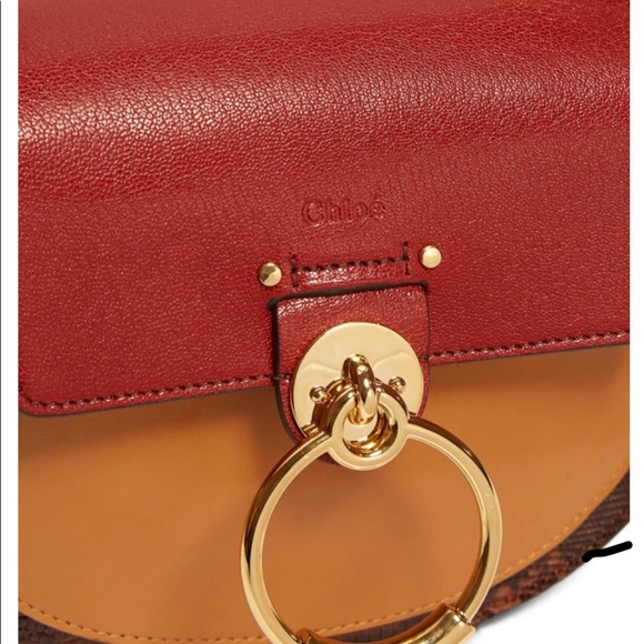 ChloeTess Small Lizard-Embossed Crossbody Bag - Picture 5 of 9